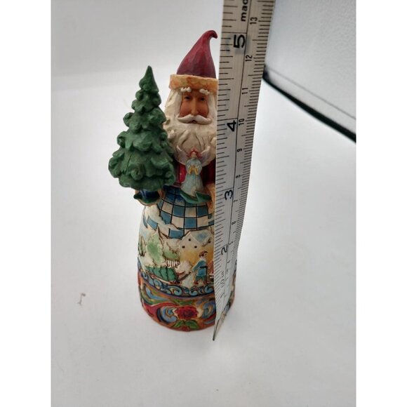 Jim Shore Heartwood Creek Santa With Christmas Tree Figurine - Picture 4 of 4